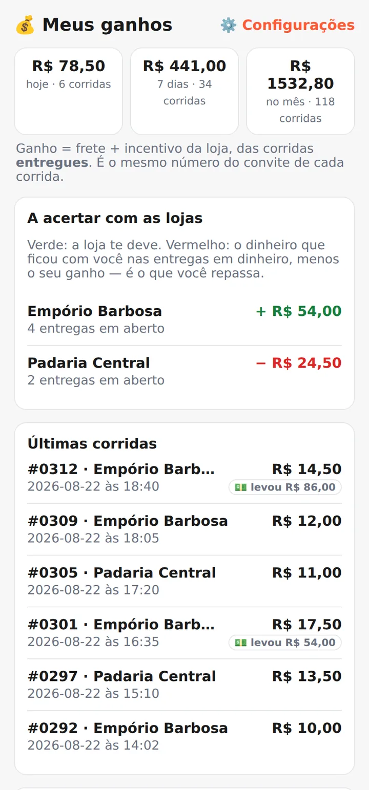 💰 Meus ganhos